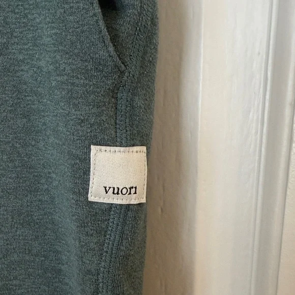 Vuori Women's  Green Jogger Pants with Light Drawstring - Picture 2 of 2